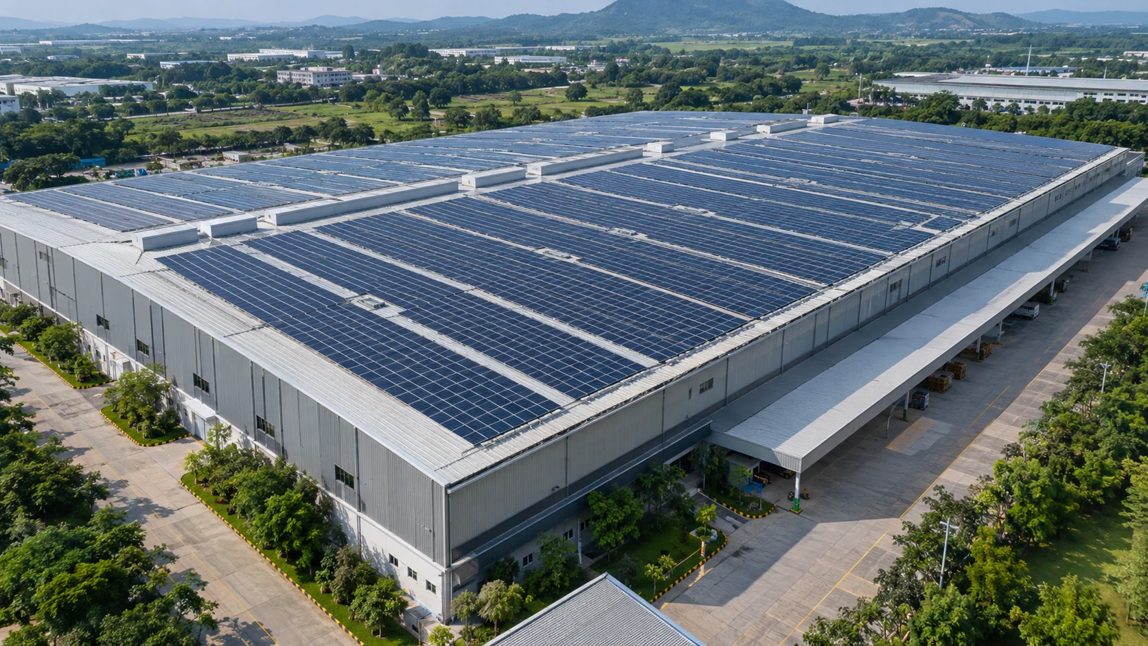 Solar EPC renewable infrastructure concept